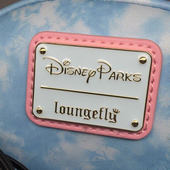 Disney Parks Loungefly Disney Eats Macaron Mini Backpack Blue Pink Vaulted main image 5